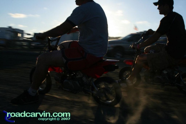 Mini-racers flat trackin' on minibikes (minibike hooligans img_4886.jpg)
